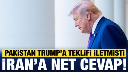 İran anlaşma teklifi yapmıştı: Trump'tan Pakistan'a cevap!
