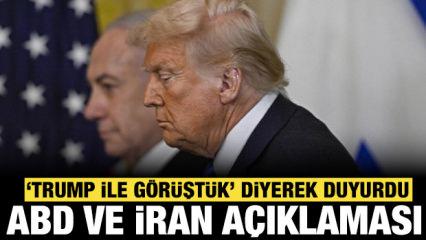 Netanyahu'dan İran ve ABD a&ccedil;ıklaması: "Trump ile g&ouml;r&uuml;şt&uuml;k" diyerek duyurdu!
