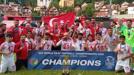 İşitme Engelliler Futbol Milli Takımı, d&uuml;nya şampiyonu oldu