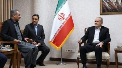 Pakistanlı Bakan İran'da! Pezeşkiyan ile g&ouml;r&uuml;şt&uuml;