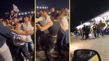 Poizi konserinde meydan savaşı: Tekme ve yumruklar havada u&ccedil;uştu