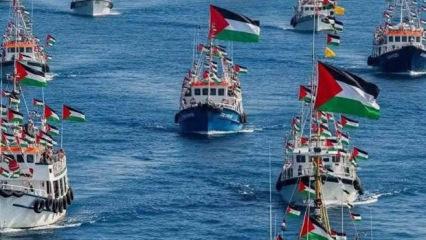 Sumud Filosu aktivistleri İstanbul'da! AK Parti Genel Başkan Yardımcısı &Ccedil;elik karşıladı