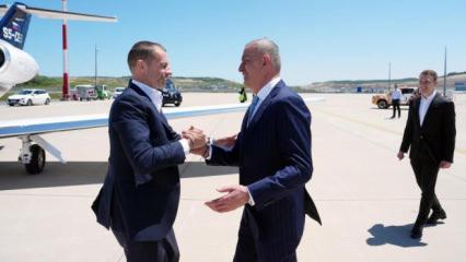 UEFA Başkanı Aleksander Ceferin, İstanbul'a geldi