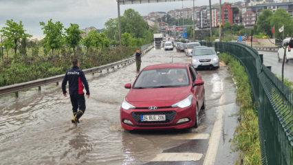 Zonguldak-İstanbul kara yolu su ile doldu, ulaşım durdu! Tahliye ediliyor