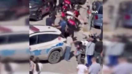 Esenyurt'ta komşu kavgasına m&uuml;dahale eden polise mukavemet