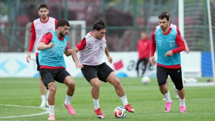 A Mili Futbol Takım yeniden &ccedil;alışmalara başladı