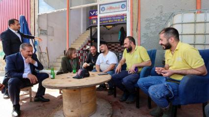 Başkan Şahin, Kurban Bayramı &ouml;ncesi besi OSB&rsquo;de incelemelerde bulundu