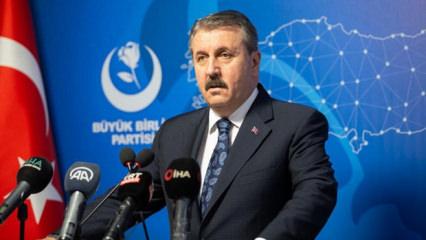 BBP Genel Başkanı Destici'den CHP mesajı