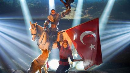 Bozdağ Film Platoları&rsquo;ndan nefes kesen g&ouml;steri! Diriliş Ateşi, bayramda sahnelenecek