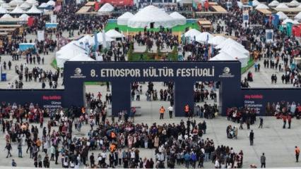 Etnospor'a akın edildi! 4 g&uuml;nde 1.5 milyon kişi ziyaret etti