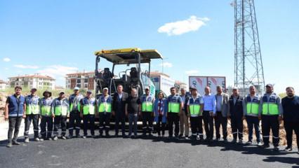 Gaziantep B&uuml;y&uuml;kşehir asfalt sezonunu a&ccedil;tı