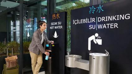 Havalimanlarında &uuml;cretsiz i&ccedil;me suyu hizmeti yaygınlaştırılıyor