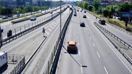 İstanbul trafiğinde bayram sakinliği! Yoğunluk y&uuml;zde 31'e d&uuml;şt&uuml;