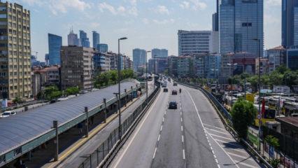 İstanbul trafiğine bayram molası: Yollar bomboş kaldı