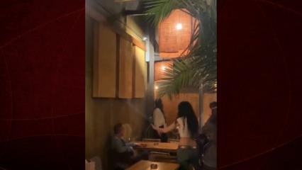 Kadına şiddet uygulayan oyuncu Ozan G&uuml;ven Kadık&ouml;y'deki mekandan protestolarla &ccedil;ıkarıldı