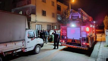 Korku dolu anlar: Eski eşinin evini molotofkokteyli attı