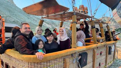 Kurban Bayramı tatilinde Kapadokya'da yerli turist yoğunluğu yaşanıyor