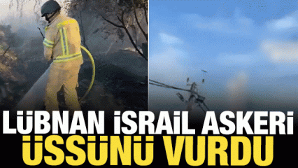 L&uuml;bnan'dan İsrail askeri &uuml;ss&uuml;ne İHA saldırısı! 4 kişi yaralandı