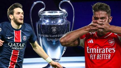 Şampiyonlar Ligi'nde şampiyon bu akşam belli olacak! PSG-Arsenal muhtemel 11'ler