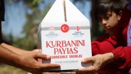 TDV Afyonkarahisar'da 450 kurban hissesinin etini ihtiya&ccedil; sahiplerine ulaştıracak