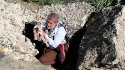 T&uuml;rk&uuml;c&uuml; Aydın Aydın&rsquo;dan duygulandıran kurtarma operasyonu