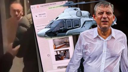 WhatsApp yazışmaları ifşa oldu: &Ouml;zkan Yalım&rsquo;la &Ouml;zg&uuml;r &Ouml;zel'in VIP helikopter planı