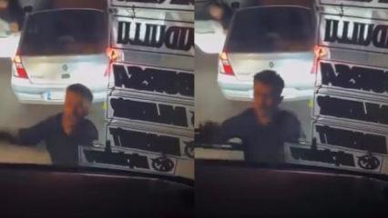 Balıkesir'de korku dolu anlar! Yolcu otob&uuml;s&uuml;n&uuml;n &ouml;n&uuml;n&uuml; kesti, rekor ceza yedi