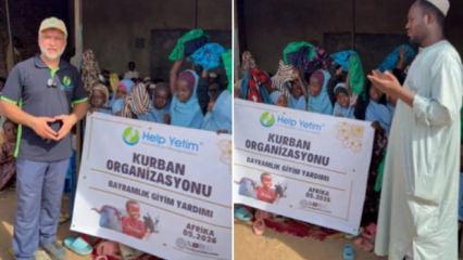 Afrikalı yetimlerden T&uuml;rkiye'ye kurban teşekk&uuml;r&uuml;