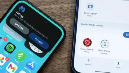 AirDrop desteğine sahip Android telefonlar belli oldu!
