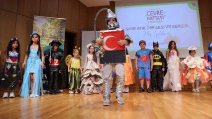 Bağcıların &ccedil;ocuklarından &ldquo;Sıfır Atık&rdquo; g&ouml;sterisi