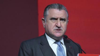 Bakan Bak'tan Fenerbah&ccedil;e Başkanı Aziz Yıldırım'a tebrik