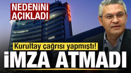 CHP'de &ccedil;atlak! Oğuz Kaan Salıcı kurultay &ccedil;ağrısı yapmıştı! İmza atmadı