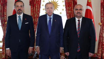 Cumhurbaşkanı Erdoğan, Kerk&uuml;k Valisi'ni kabul etti