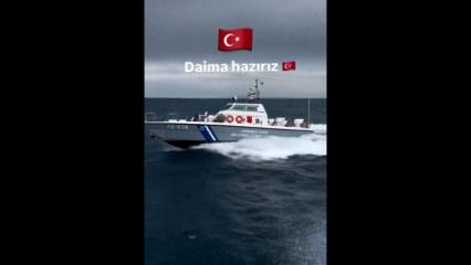 "D&ouml;n &uuml;st&uuml;ne abi!" T&uuml;rk balık&ccedil;ılar Yunan sahil g&uuml;venliğini b&ouml;yle p&uuml;sk&uuml;rtt&uuml;