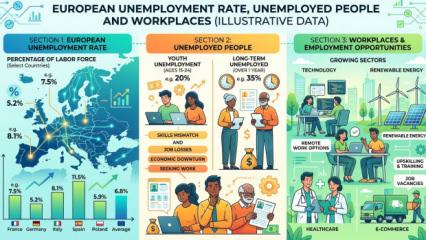 Eurostat nisan ayı verilerini a&ccedil;ıkladı: Avrupa'da gen&ccedil; işsizlik alarmı