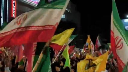  İran, İsrail'e y&ouml;nelik misillemeleri başlattı! İranlılar canlı yayında kutladı