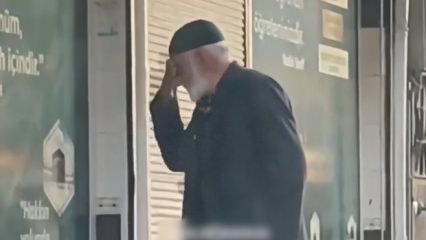 Kutsal topraklara gidemedi: Camdaki Kabe fotoğrafına dokunup hasret giderdi