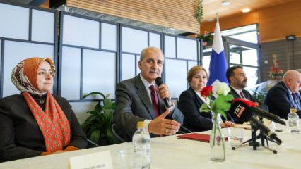 Meclis Başkanı Kurtulmuş, Finlandiya'da T&uuml;rk ve Tatar toplumu temsilcileriyle buluştu