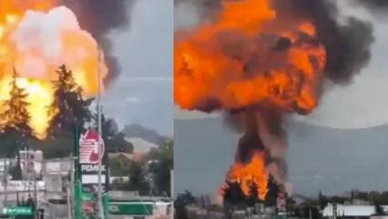 Puebla'da bir yakıt tankeri patladı!