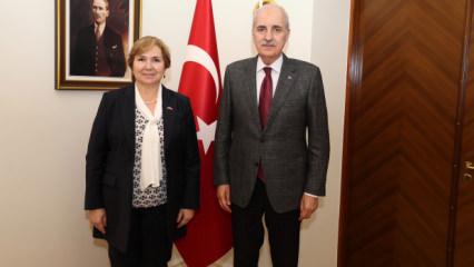 TBMM Başkanı Kurtulmuş, T&uuml;rkiye'nin Helsinki B&uuml;y&uuml;kel&ccedil;iliğini ziyaret etti