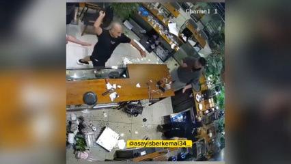 Limonata isteyen m&uuml;şteri kadın &ccedil;alışana dehşeti yaşattı! Ortalığı birbirine kattı