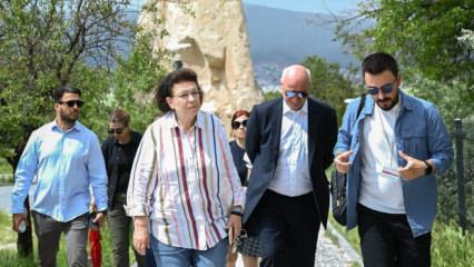 Yunanistan K&uuml;lt&uuml;r Bakanı Kapadokya'yı gezdi
