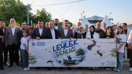 "Bursa Leylek Şenliği" coşkusu sokaklara taştı 
