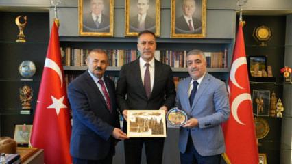 TADEF&rsquo;ten MHP İstanbul İl Başkanı Volkan Yılmaz&rsquo;a ziyaret