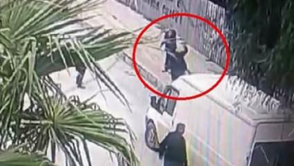 Hatay'da 63 yaşındaki adamı kaldırım taşıyla &ouml;ld&uuml;rd&uuml;! O anlar kameraya yansıdı