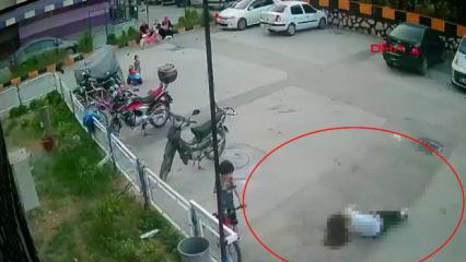 Adana'da mucizevi kurtuluş: 12'nci kattan d&uuml;şen &ccedil;ocuk hayata tutundu!