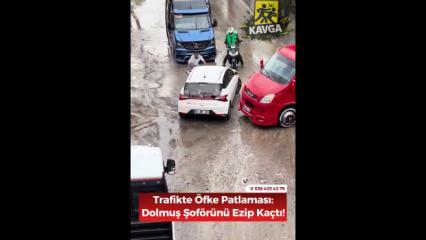 Ankara'da trafikte sinirler gerildi! 