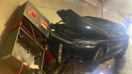 Avrasya T&uuml;neli'nde kaza! Yeniden trafiğe a&ccedil;ıldı