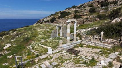 Knidos &Ouml;ren Yeri yeni y&uuml;z&uuml;yle ziyarete hazır! Bakan Ersoy d&uuml;zenlemeleri paylaştı