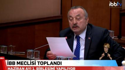 BBP'li &Ccedil;ağlayan İBB Meclisinde İETT otob&uuml;slerindeki klima sorununu g&uuml;ndeme getirdi